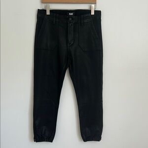 PAIGE Mayslie Jogger Jet Black Casual Pants